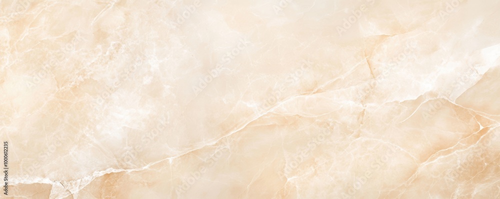 Fototapeta premium Cream Marble Texture Background Natural Stone Pattern for Minimalist Design