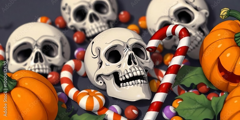 halloween skull and crossbones halloween skull and crossbones