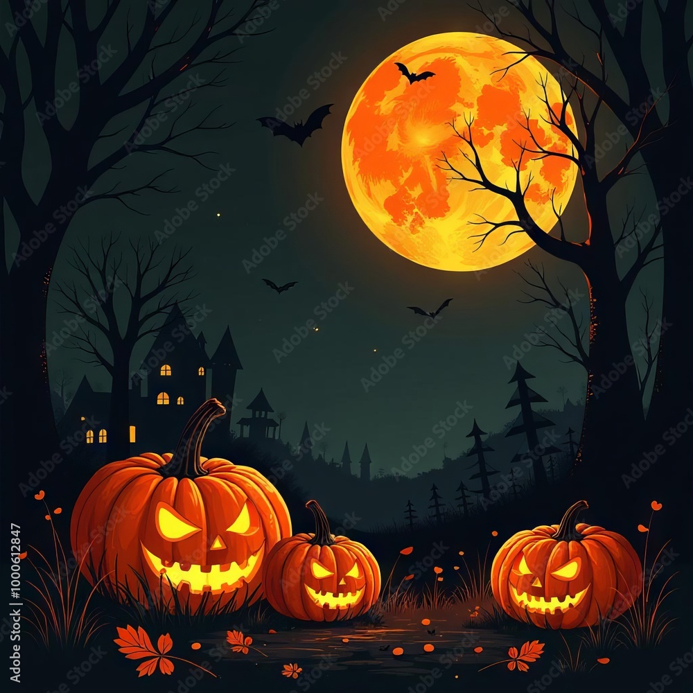 halloween background with pumpkin halloween background with pumpkin