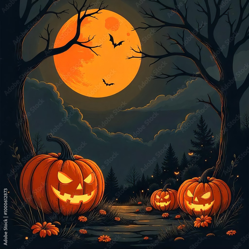 halloween background with pumpkin halloween background with pumpkin
