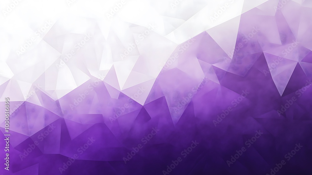 Abstract Purple Polygonal Gradient with Soft Geometric Shapes and Texture_8
