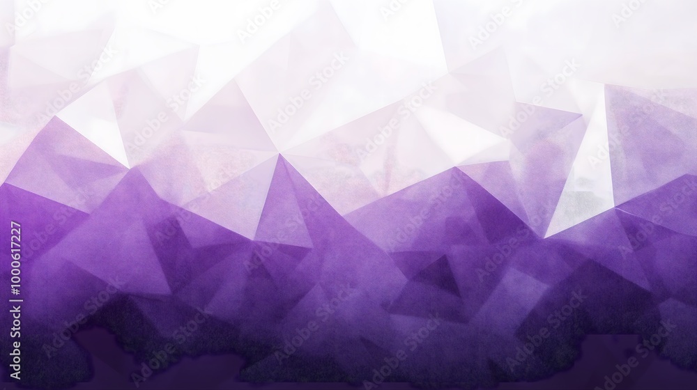 Obraz premium Abstract Purple Polygonal Gradient with Soft Geometric Shapes and Texture_1