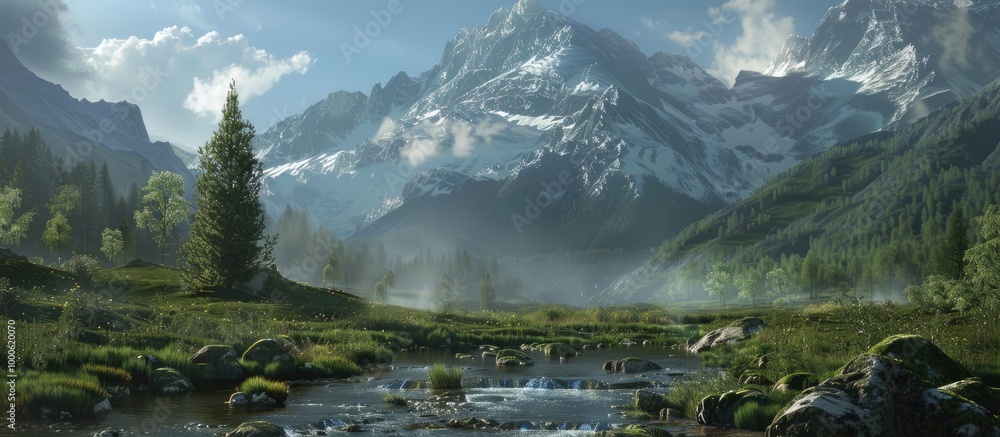 A Small Surprise Scene In The Mountains A Small Surprise Scene In The Mountains