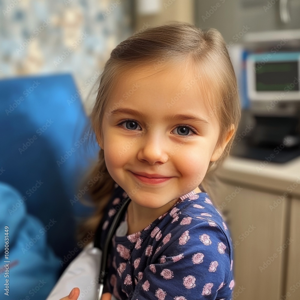 A bright, heartwarming portrait of a young girl smiling sweetly in a cozy, softly lit room. The image captures her innocence and warmth, creating an inviting and joyful mood. A bright, heartwarming portrait of a young girl smiling sweetly in a cozy, softly lit room. The image captures her innocence and warmth, creating an inviting and joyful mood.