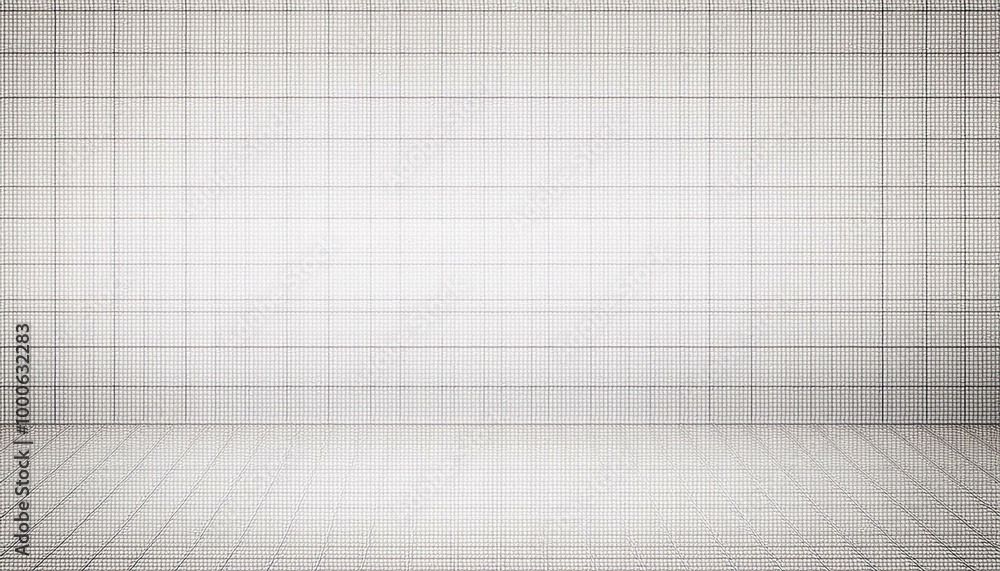 White grid background White grid background