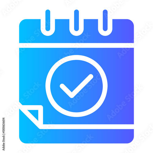 calendar gradient icon