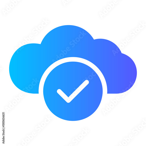 cloud gradient icon photo