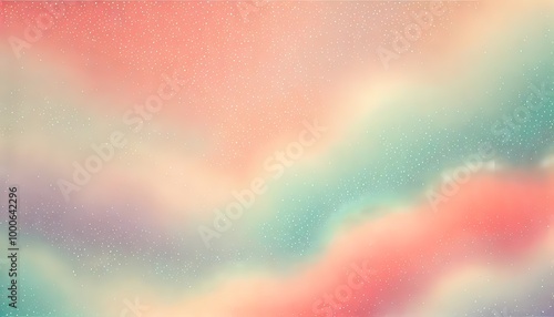 Soft pastel gradient with scattered star effects