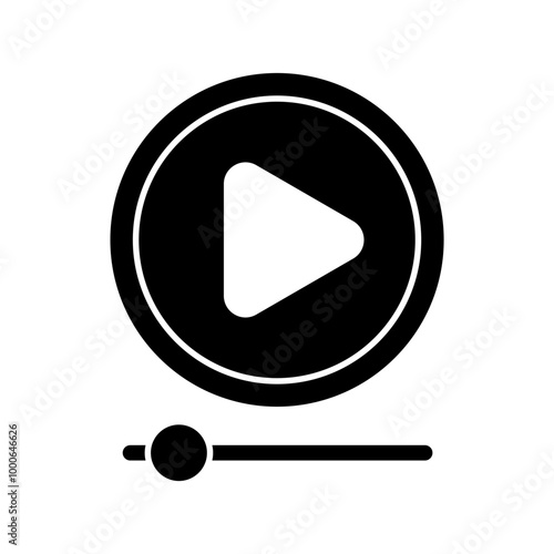 play concept line icon. Simple element illustration. play concept outline symbol design.