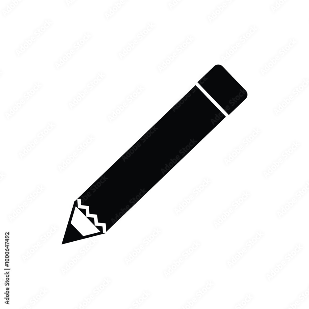 Construction pencil icon. Simple illustration of construction pencil vector icon for web design isolated on white background. Construction pencil icon. Simple illustration of construction pencil vector icon for web design isolated on white background.