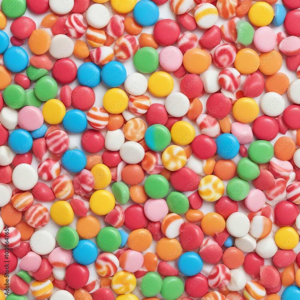Colorful jelly beans and sweets create a vibrant candy background full of bright textures and a playful mix of colors Colorful jelly beans and sweets create a vibrant candy background full of bright textures and a playful mix of colors