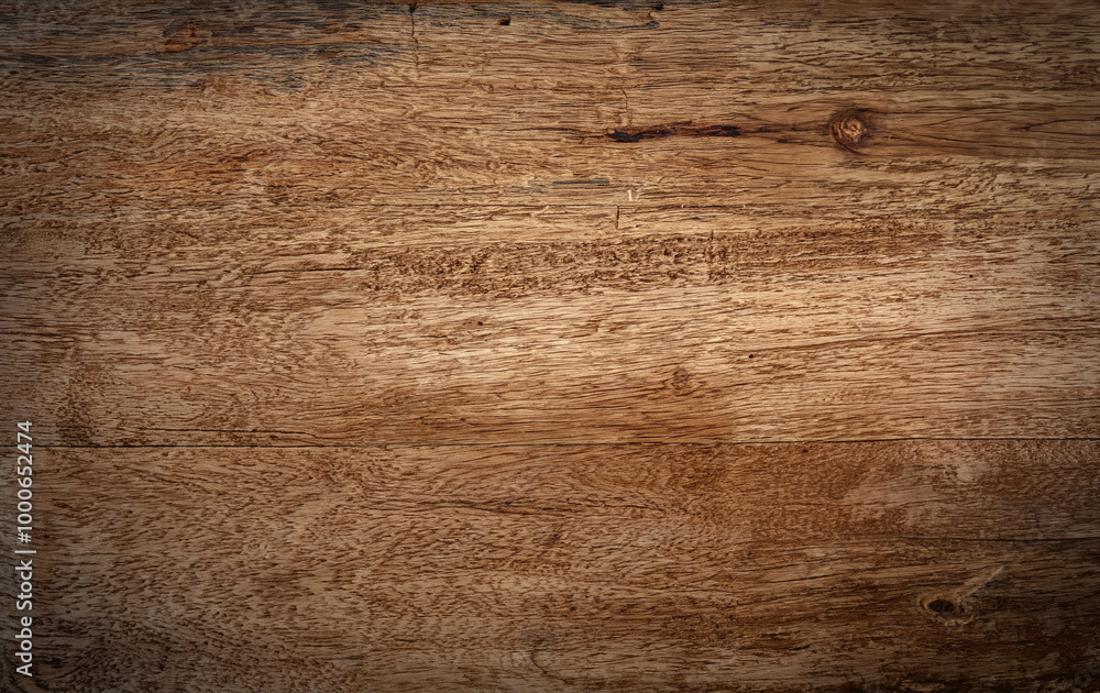 Fototapeta premium Natural Wood Texture Background with Subtle Grain Patterns and Rich Warm Tones