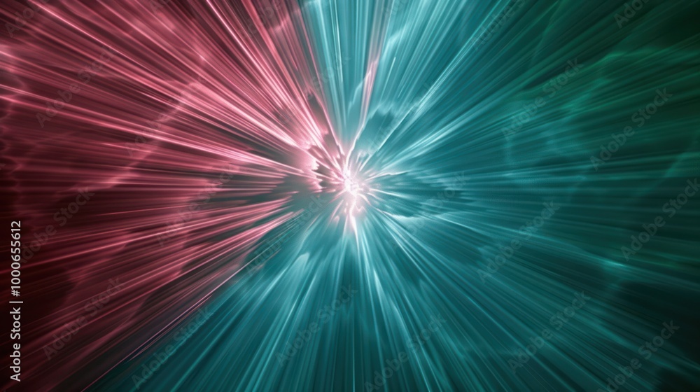 futuristic sci fi beam laser red green blue explosion warp explosion perspective black background futuristic sci fi beam laser red green blue explosion warp explosion perspective black background