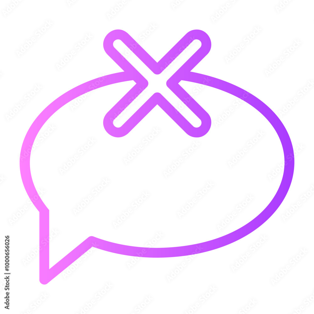 speech bubble gradient icon speech bubble gradient icon