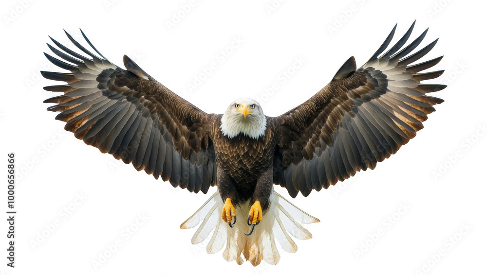 Fototapeta premium eagle isolated on transparent white background