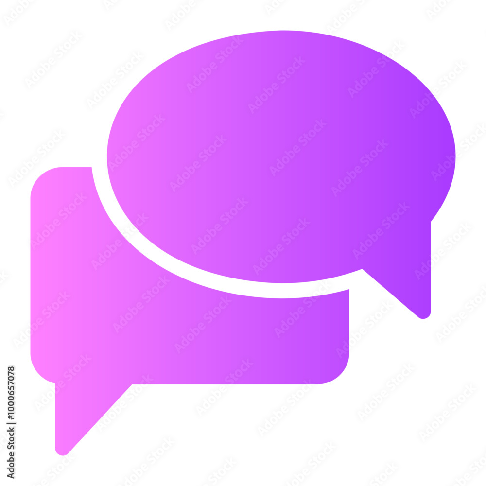 conversation gradient icon conversation gradient icon