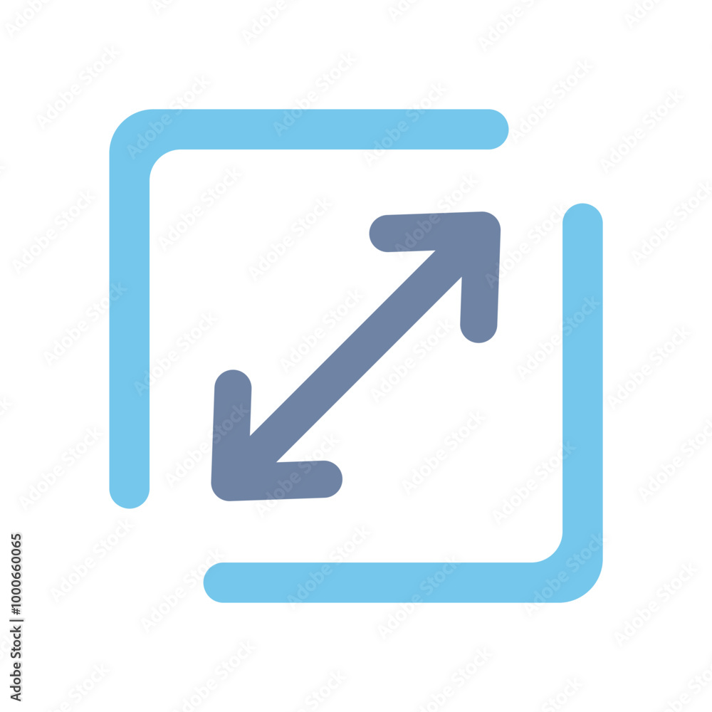full screen concept line icon. Simple element illustration. full screen concept outline symbol design. full screen concept line icon. Simple element illustration. full screen concept outline symbol design.