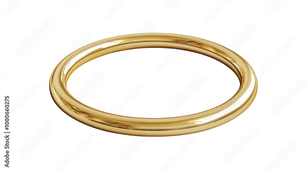 Luxurious Gold Oval Frame Mockup on White Background for Classic Projects Luxurious Gold Oval Frame Mockup on White Background for Classic Projects