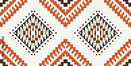Arabic Arabic Geometric Pattern Wallpaperfolk Embroidery, Aztec Geometric Ornament Print. Design for Carpet, Wallpaper, Clothing, Wrapping, Fabric
