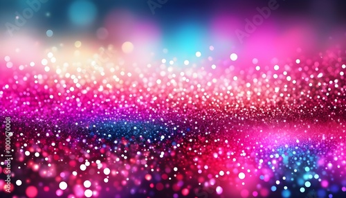 Vibrant Abstract Sparkling Background with Glittery Patterns and Vivid Colors