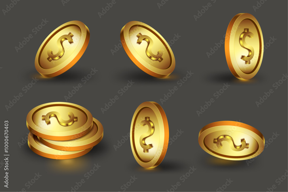 vector illustration golden coins isolated on grey background. use for bingo casino lottery winner and jackpot winner celebration concept banner label design gold coins. vector illustration golden coins isolated on grey background. use for bingo casino lottery winner and jackpot winner celebration concept banner label design gold coins.