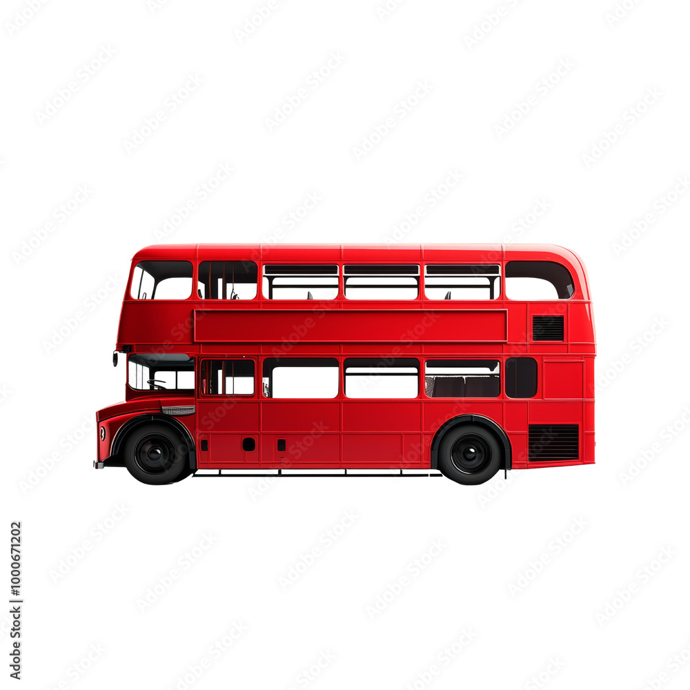 Iconic red double-decker bus illustration in a clean, minimalist style, perfect for travel, transportation, and London-themed designs. Iconic red double-decker bus illustration in a clean, minimalist style, perfect for travel, transportation, and London-themed designs.