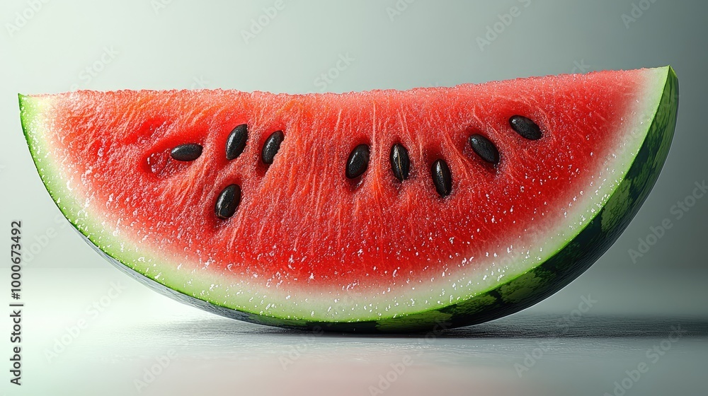Watermelon cut open to reveal the seeds and flesh Watermelon cut open to reveal the seeds and flesh
