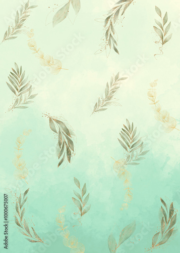 background with leaves