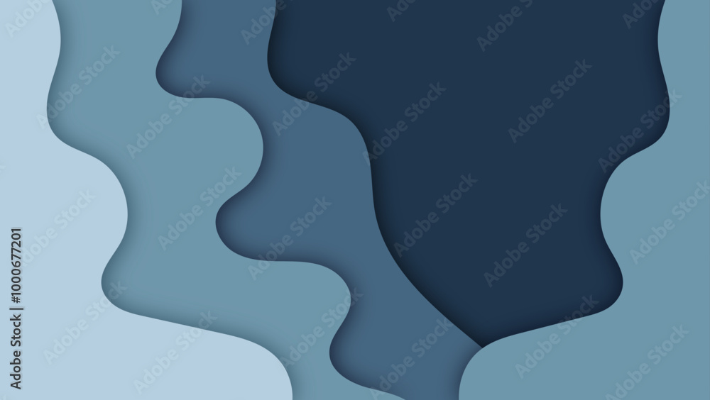 Abstract paper cut shapes background Abstract paper cut shapes background