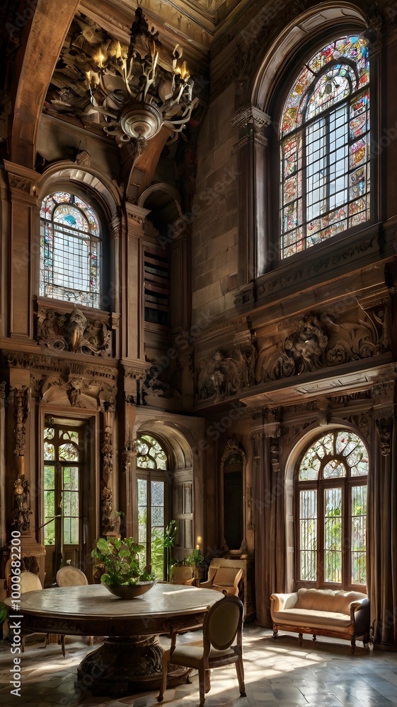 Fototapeta premium Klassische Innenarchitektur