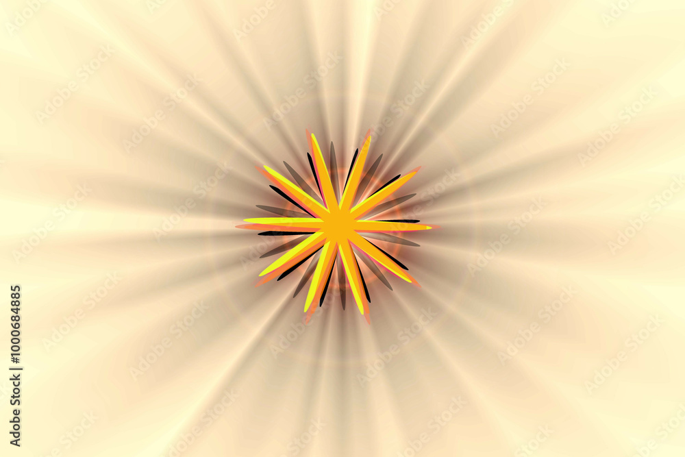 Obraz premium stern schwarz