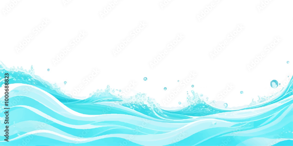 Transparent abstract soft green and blue abstract water color ocean wave texture background. Banner Graphic Resource as background for ocean wave and water wave abstract graphics Transparent abstract soft green and blue abstract water color ocean wave texture background. Banner Graphic Resource as background for ocean wave and water wave abstract graphics