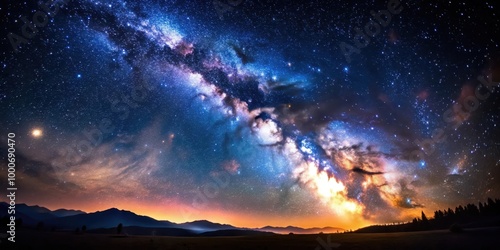 A mesmerizing view of a starry night sky, stars, night, sky, universe, astronomy, cosmic, dark, galaxy, milky way