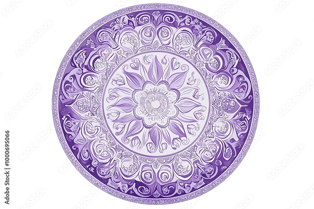 Indian floral paisley ornament. Ethnic Mandala flower print. Henna tattoo style. Festive colorful design element isolated Indian floral paisley ornament. Ethnic Mandala flower print. Henna tattoo style. Festive colorful design element isolated