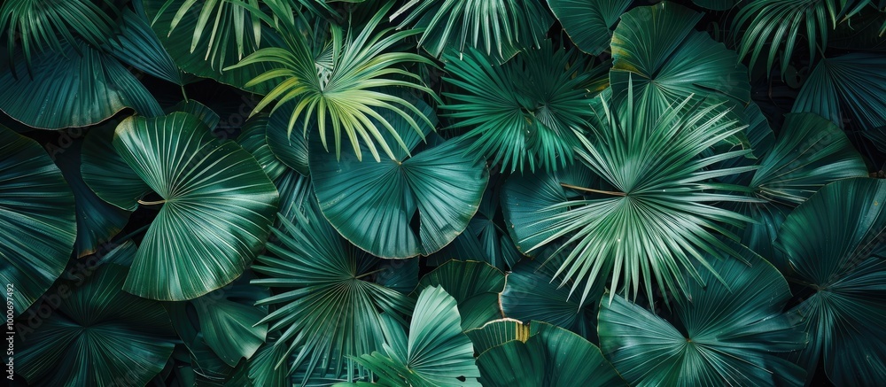 Fan Palm Leaves In The Park Natural Background From Palm Leaves Fan Palm Leaves In The Park Natural Background From Palm Leaves