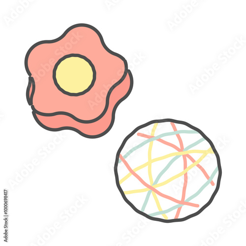 生麩　イラスト