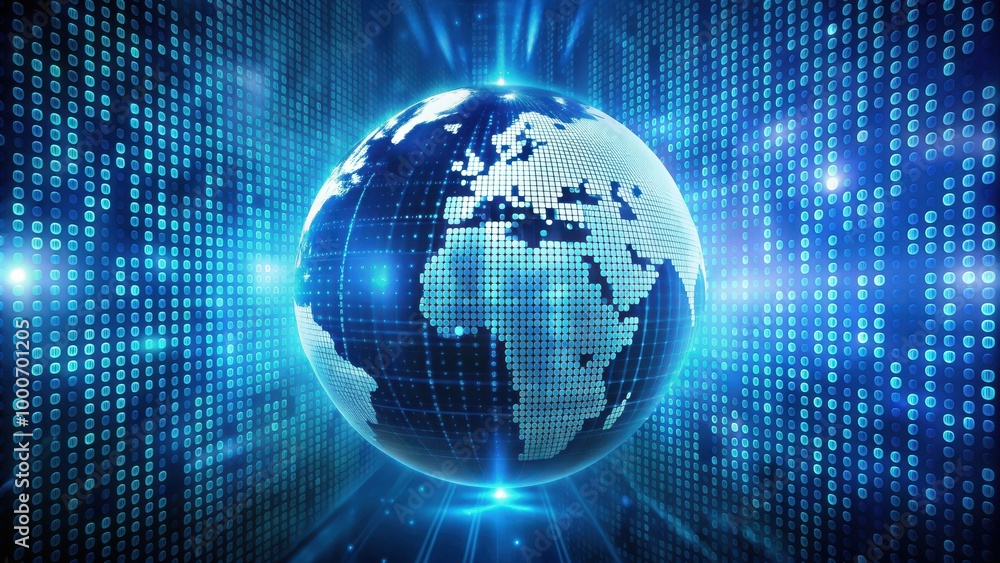 Abstract representation of binary code in digital world, technology, data, code, computer, programming, encryption Abstract representation of binary code in digital world, technology, data, code, computer, programming, encryption