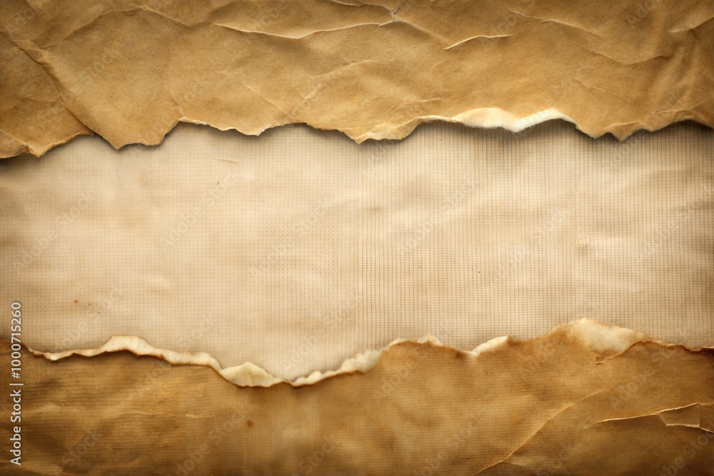 High-resolution image of torn brown paper for graphic design use High-resolution image of torn brown paper for graphic design use