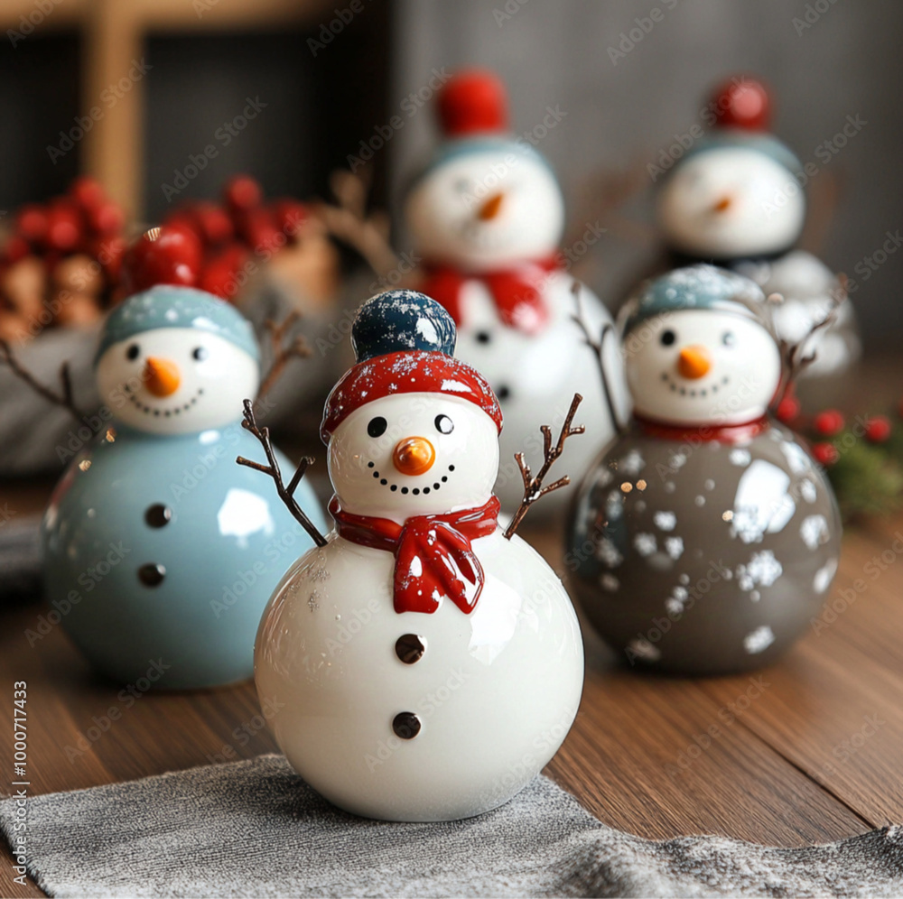 various decoration of snowman various decoration of snowman