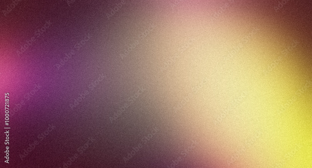 Fototapeta premium Elegant and modern design, beautiful purple to yellow gradient background with a subtle grainy texture, ideal for web banners, posters, and invitations