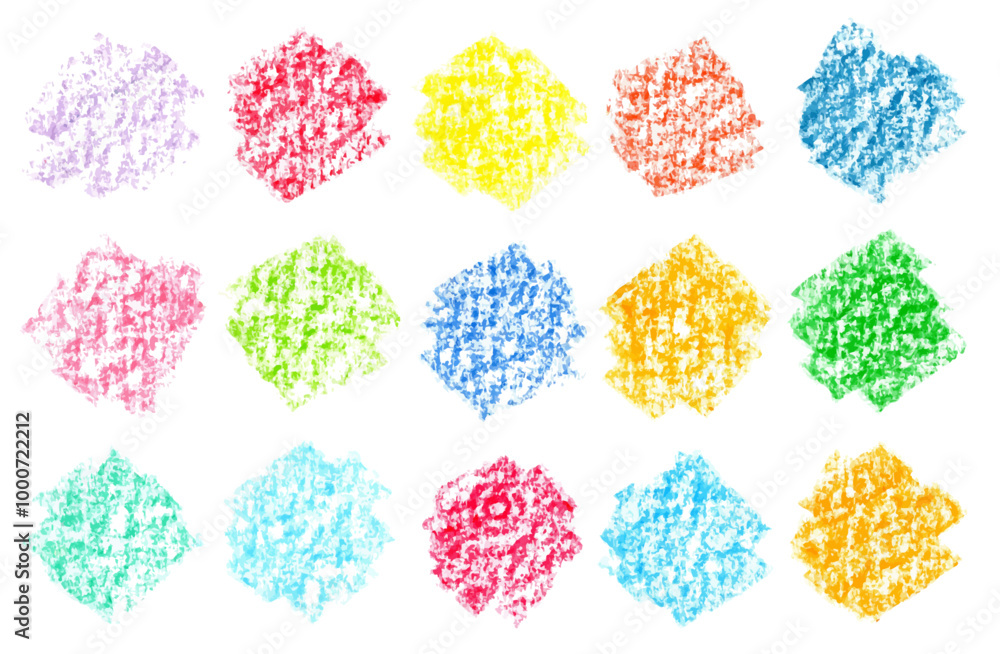 Crayon material and colorful paint set Crayon material and colorful paint set