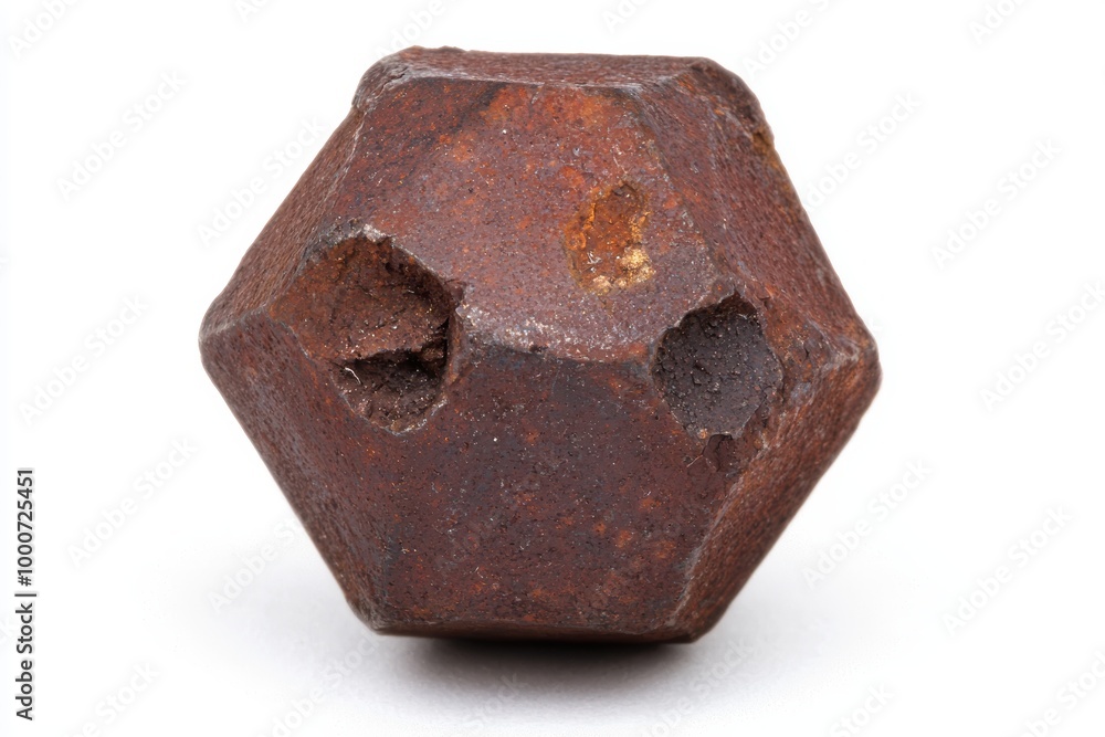 Rusty Hexagonal Rock Mineral Rusty Hexagonal Rock Mineral