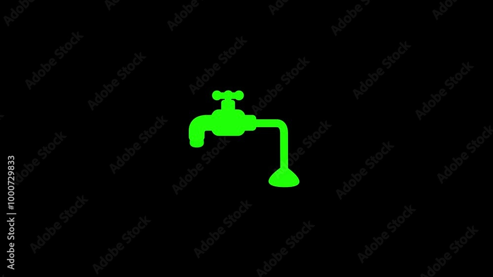 Fantastic water Tap concept icon animation.Fantastic water Tap sing.Fantastic water Tap icon.water drips from the tap. water scarcity concept. Fantastic water Tap concept icon animation.Fantastic water Tap sing.Fantastic water Tap icon.water drips from the tap. water scarcity concept.