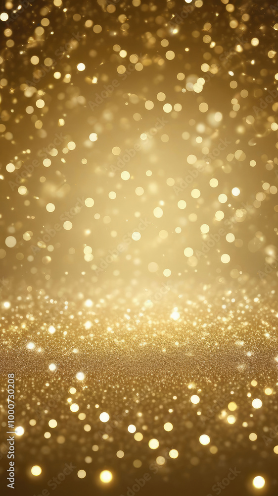 Beautiful luxury gold bokeh on defocused ocher and gold background. Beautiful luxury gold bokeh on defocused ocher and gold background.