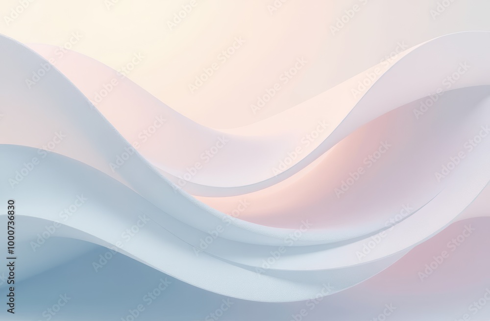 Abstract colored texture background. Minimal vertical composition with curved lines in neutral pastel color tones Abstract colored texture background. Minimal vertical composition with curved lines in neutral pastel color tones