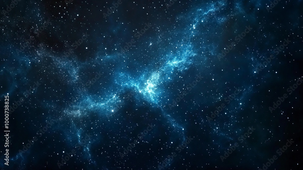Night sky with stars in the galaxy.generative ai Night sky with stars in the galaxy.generative ai
