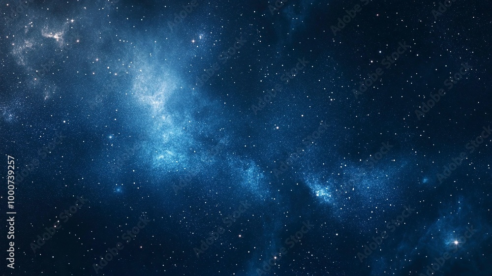 Fototapeta premium Night sky with stars in the galaxy.generative ai