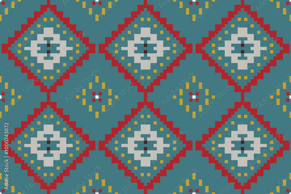 Sari Border Ikat Pattern Fabricfolk Embroidery, Aztec Geometric Ornament Print. Design for Carpet, Wallpaper, Clothing, Wrapping, Fabric Sari Border Ikat Pattern Fabricfolk Embroidery, Aztec Geometric Ornament Print. Design for Carpet, Wallpaper, Clothing, Wrapping, Fabric
