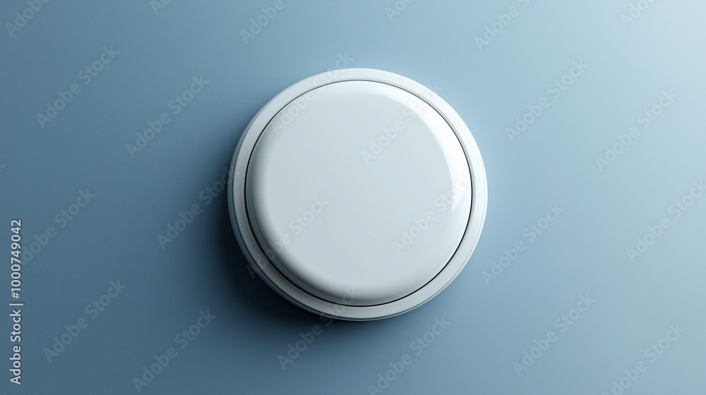 Neumorphic white rounded button, minimalistic neomorphism button illustration Neumorphic white rounded button, minimalistic neomorphism button illustration