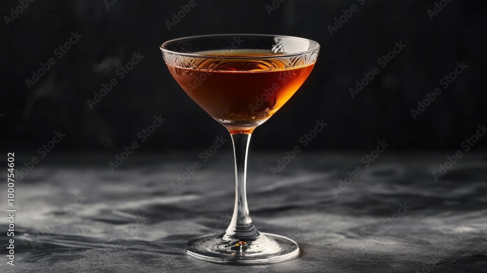 A glass of liquor is sitting on a table A glass of liquor is sitting on a table